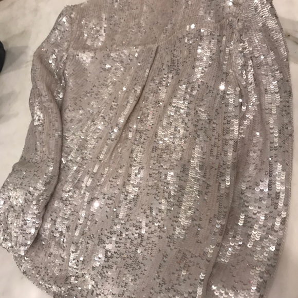Perfect sequins white jacket - Picture 3 of 4